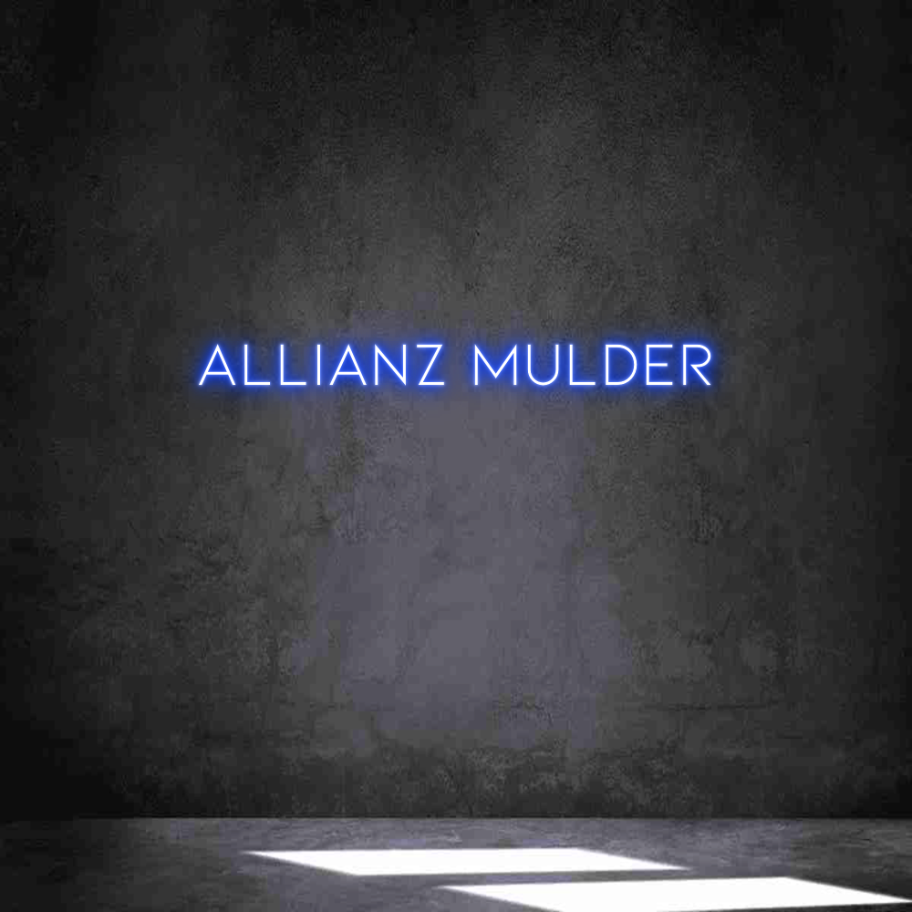 Individuelles Neon: Allianz Mulder