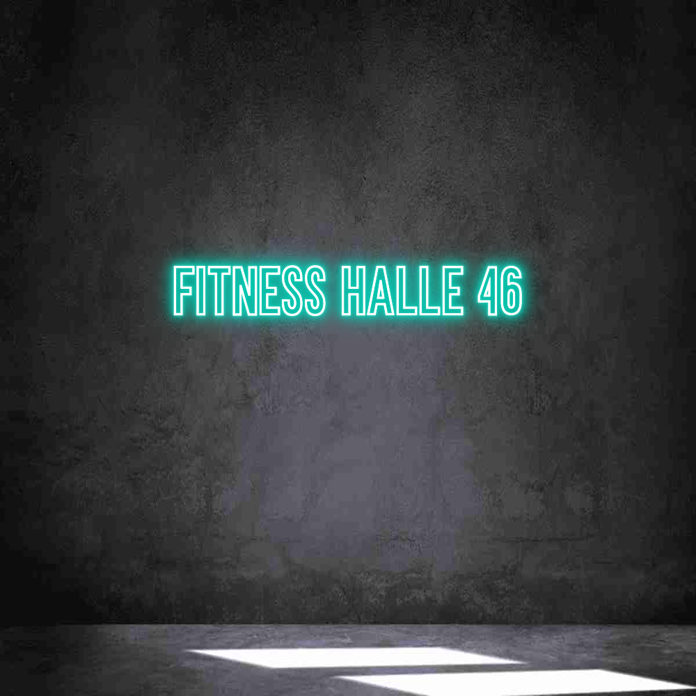Individuelles Neon: fitness Halle...