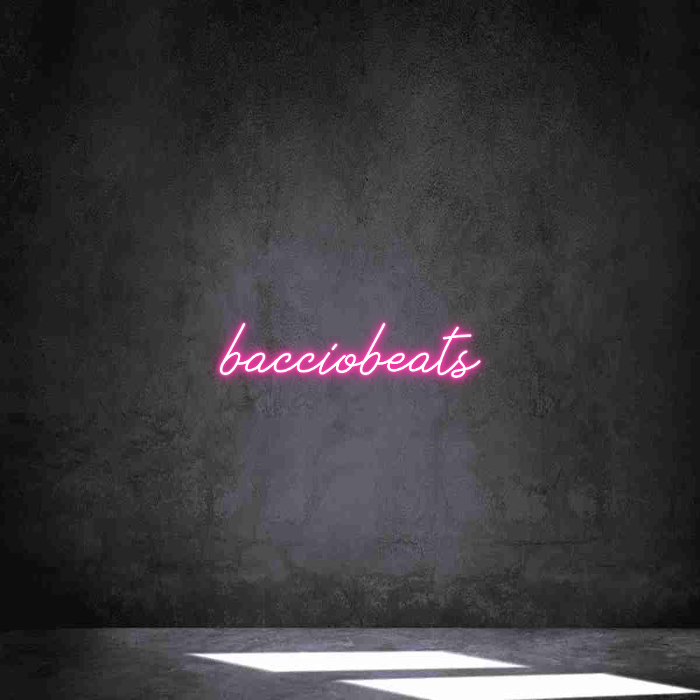 Individuelles Neon: bacciobeats