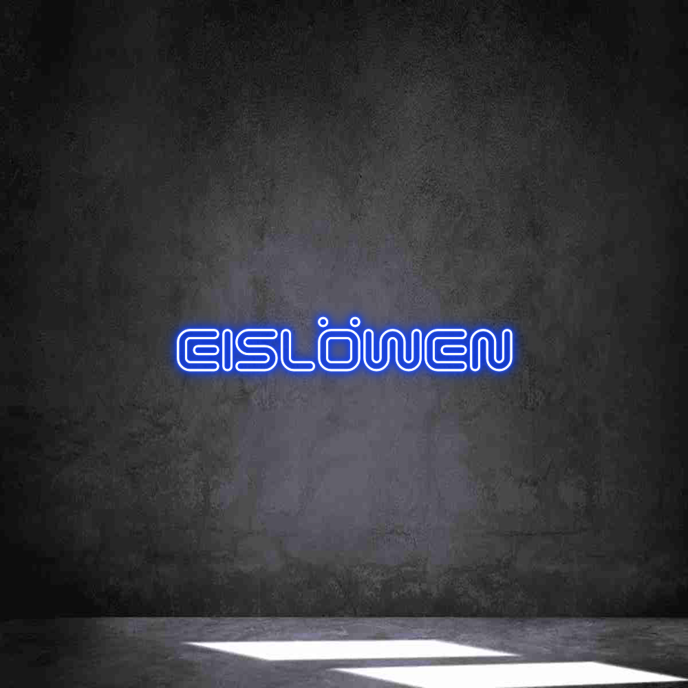 Individuelles Neon: EISLÖWEN