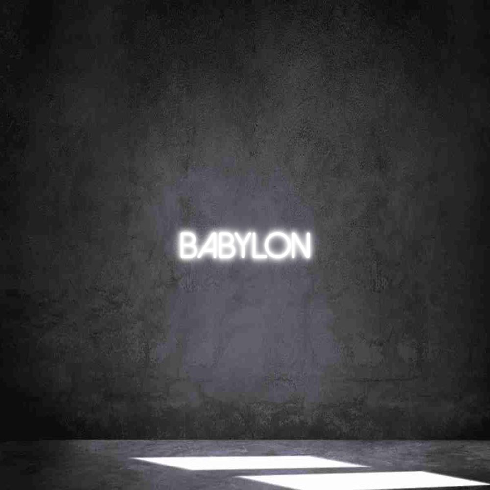Individuelles Neon: BABYLON