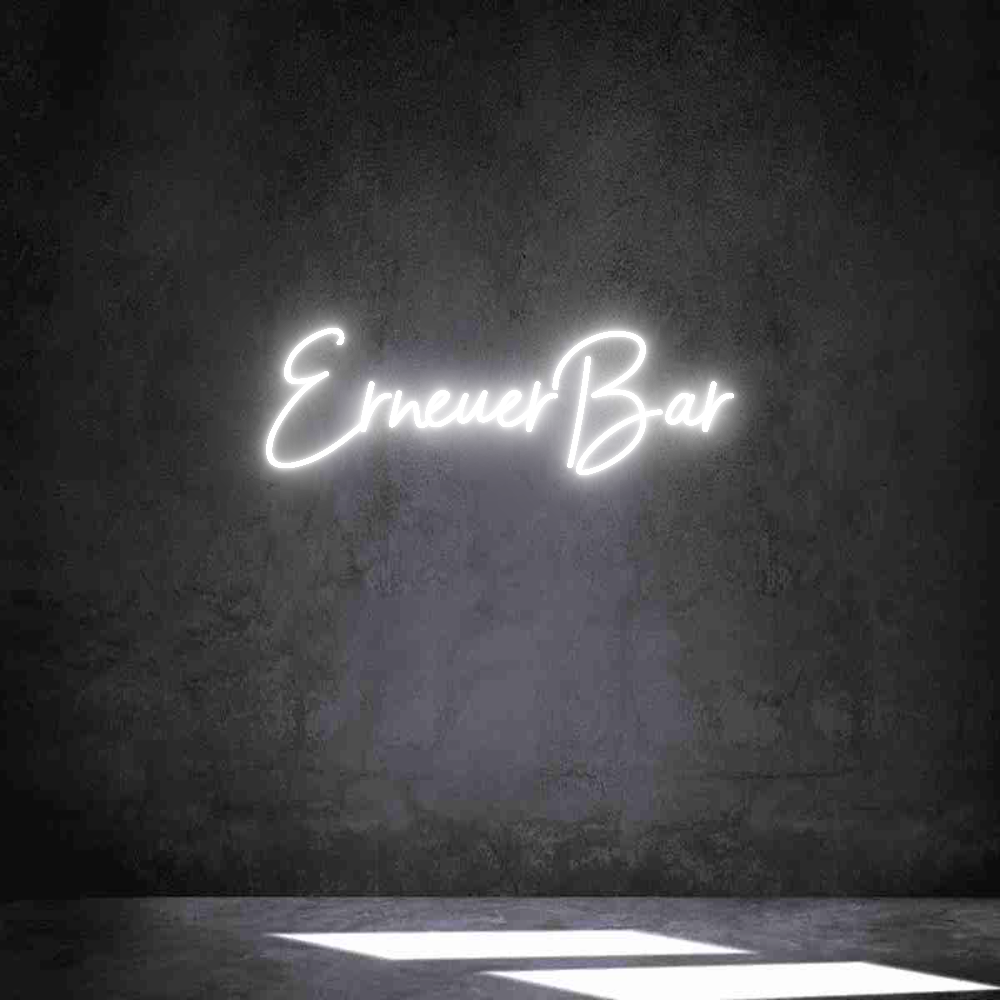 Individuelles Neon: ErneuerBar