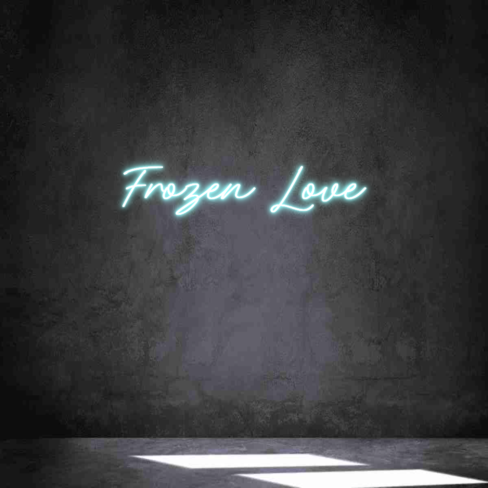 Individuelles Neon: Frozen Love
