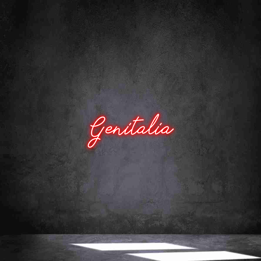 Individuelles Neon: Genitalia