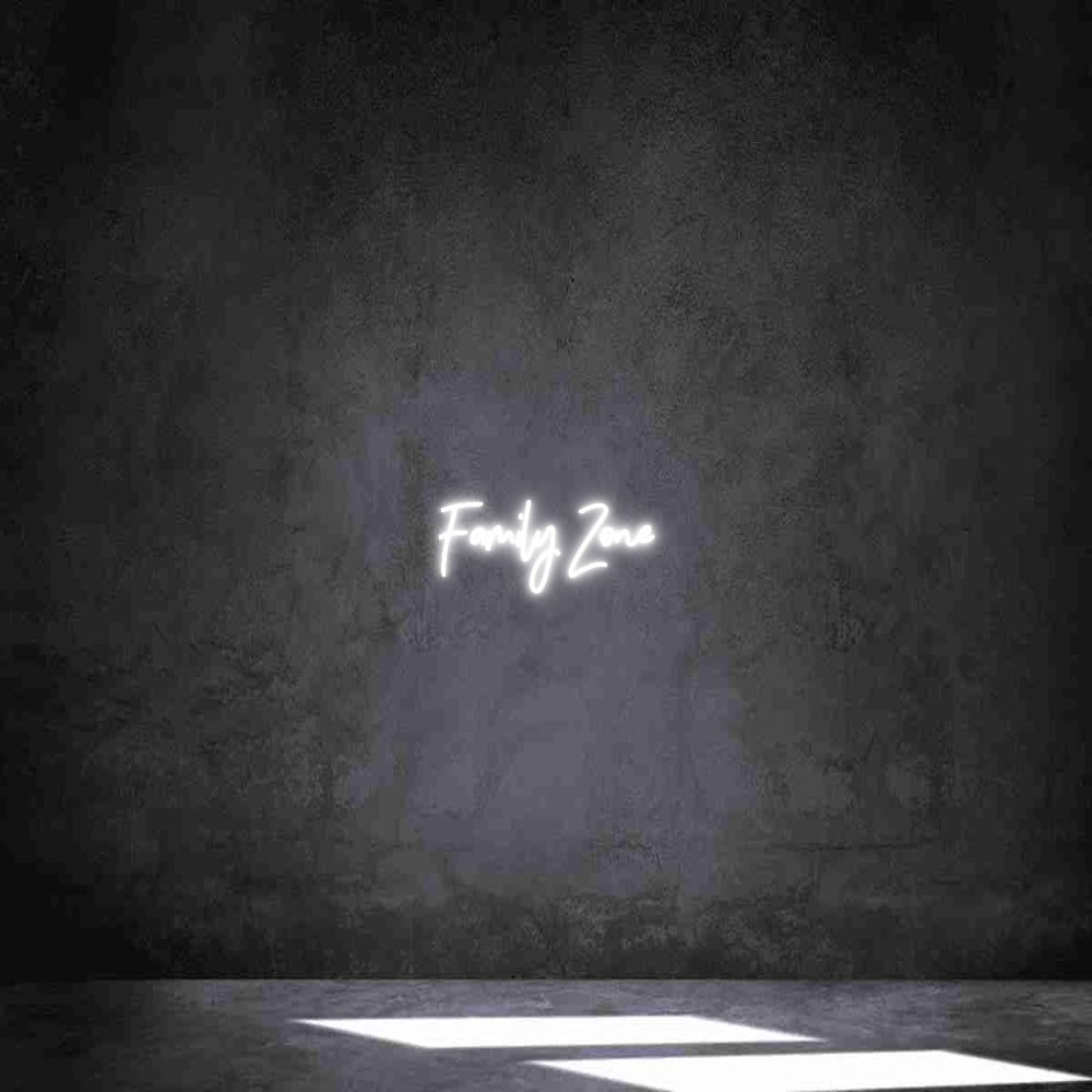 Individuelles Neon: Family Zone