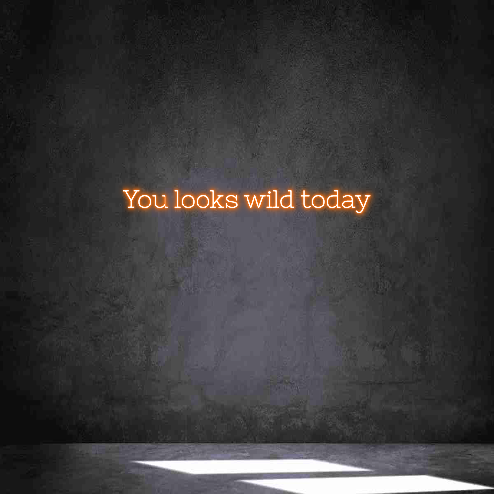 Individuelles Neon: You looks wil...
