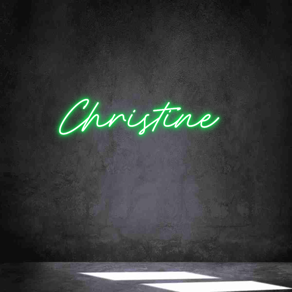 Individuelles Neon: Christine