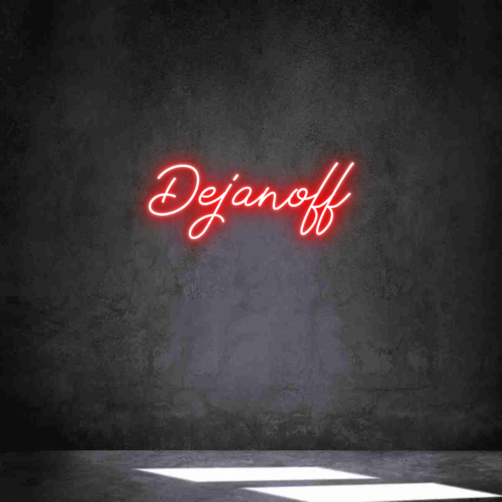 Individuelles Neon: Dejanoff