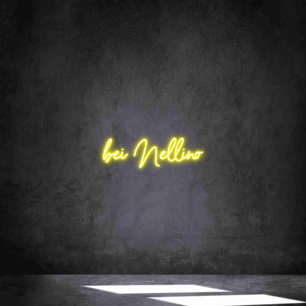 Individuelles Neon: bei Nellino