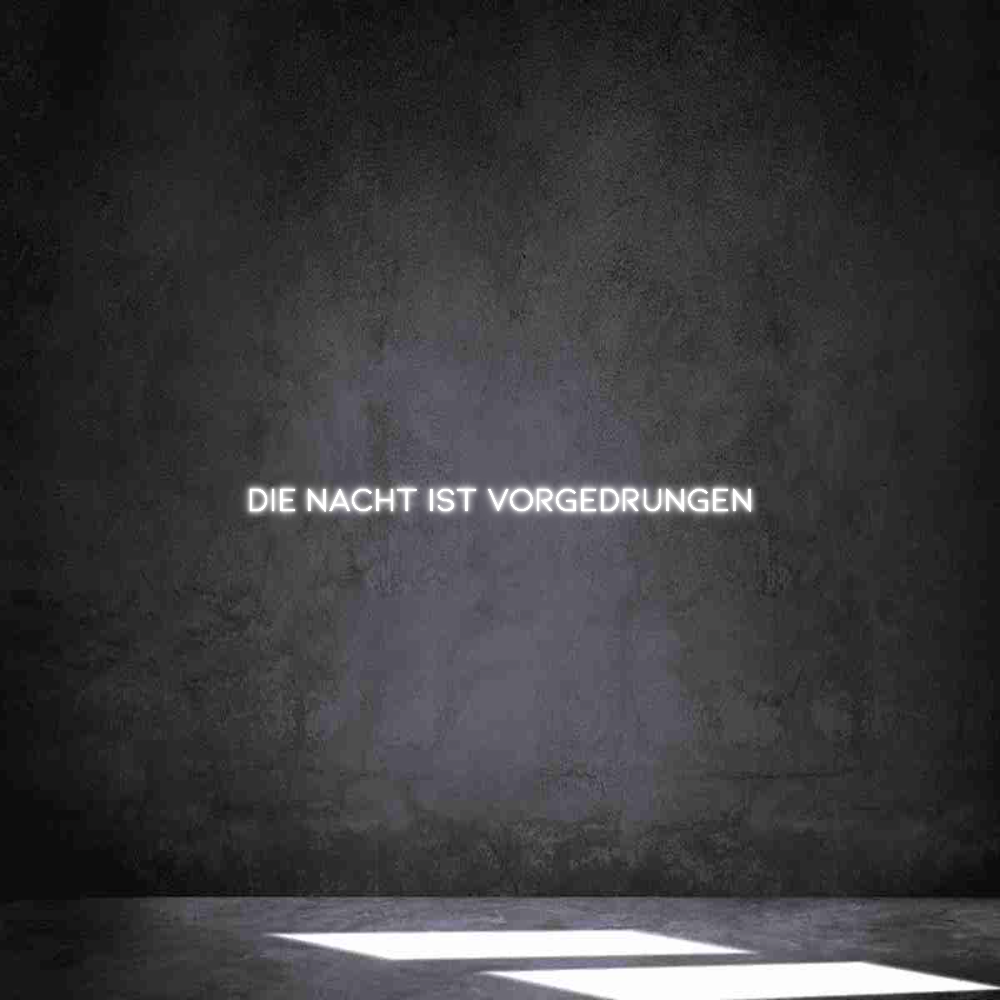 Individuelles Neon: Die Nacht ist...