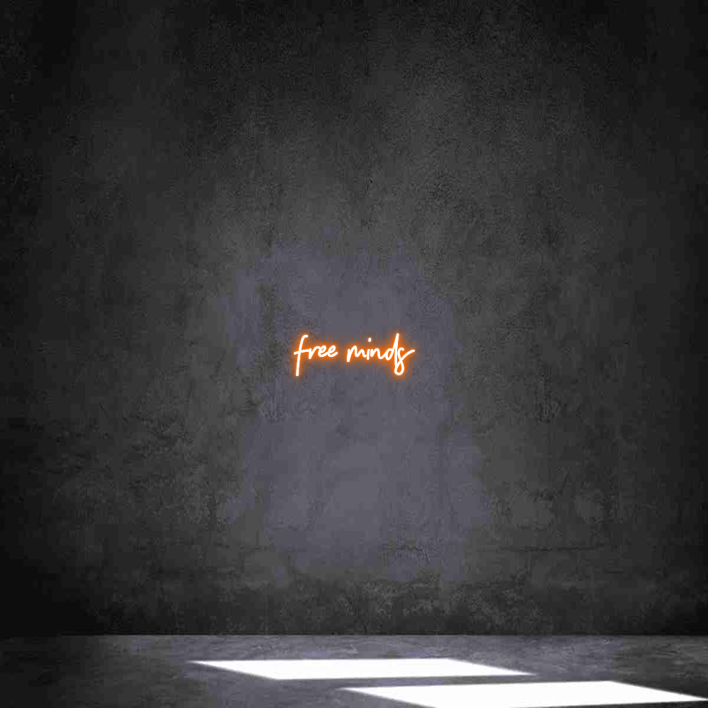 Individuelles Neon: free minds