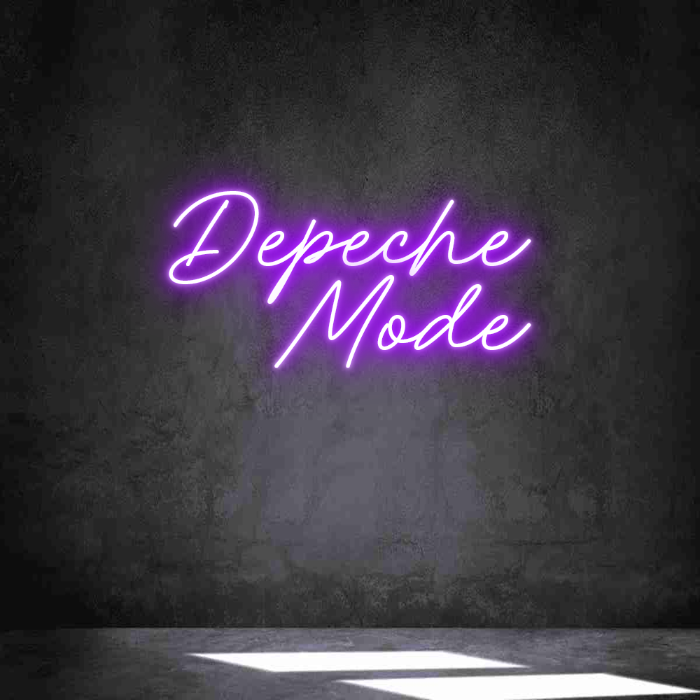 Individuelles Neon: Depeche
Mode