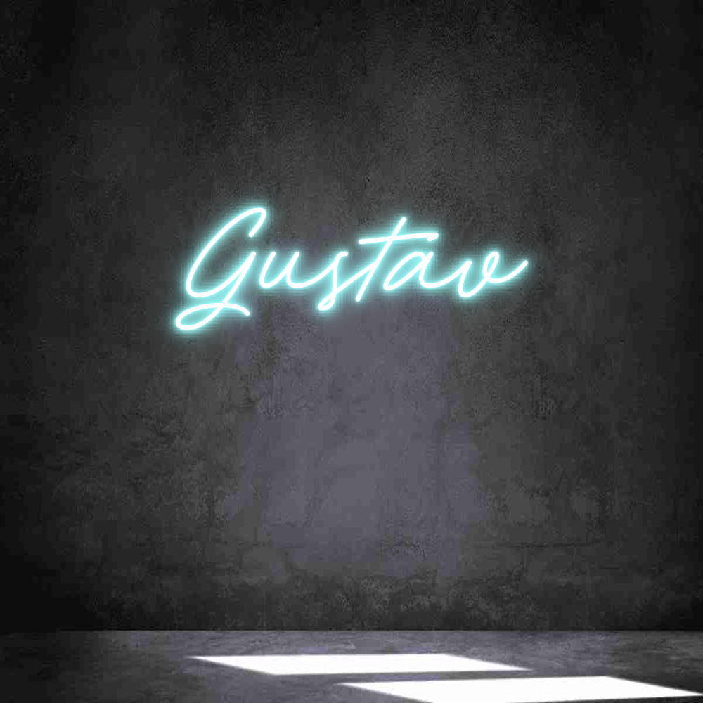 Individuelles Neon: Gustav