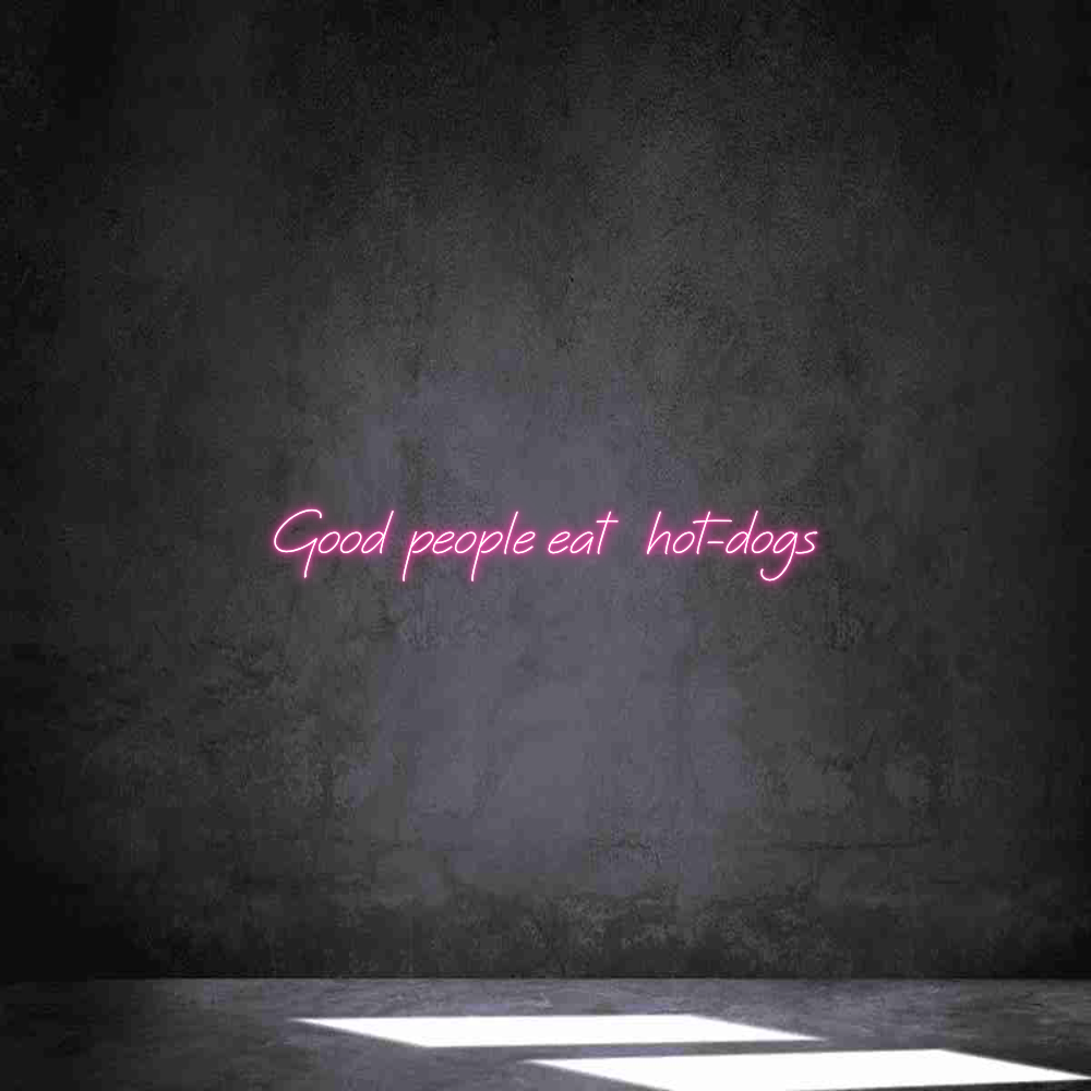 Individuelles Neon: Good people e...