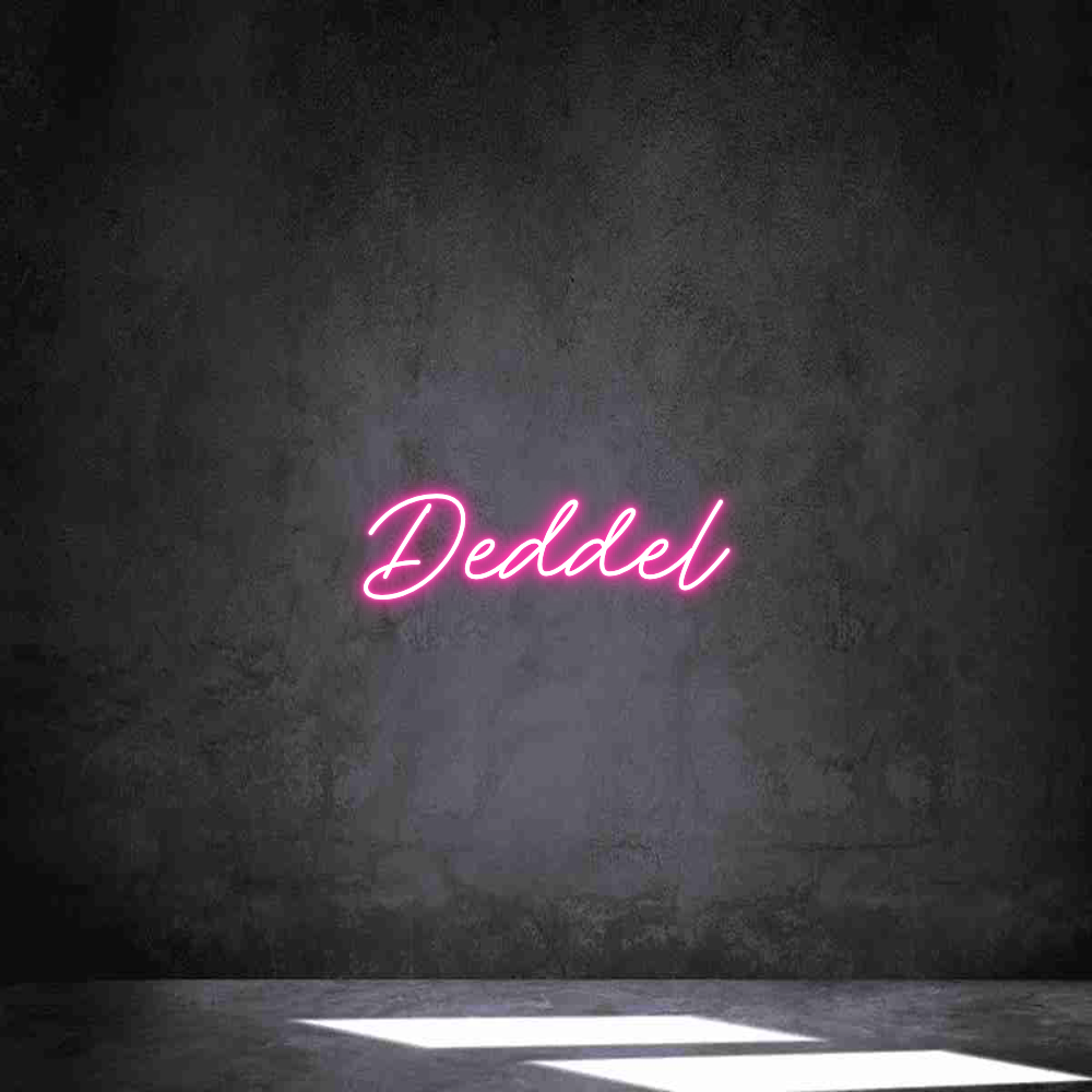 Individuelles Neon: Deddel