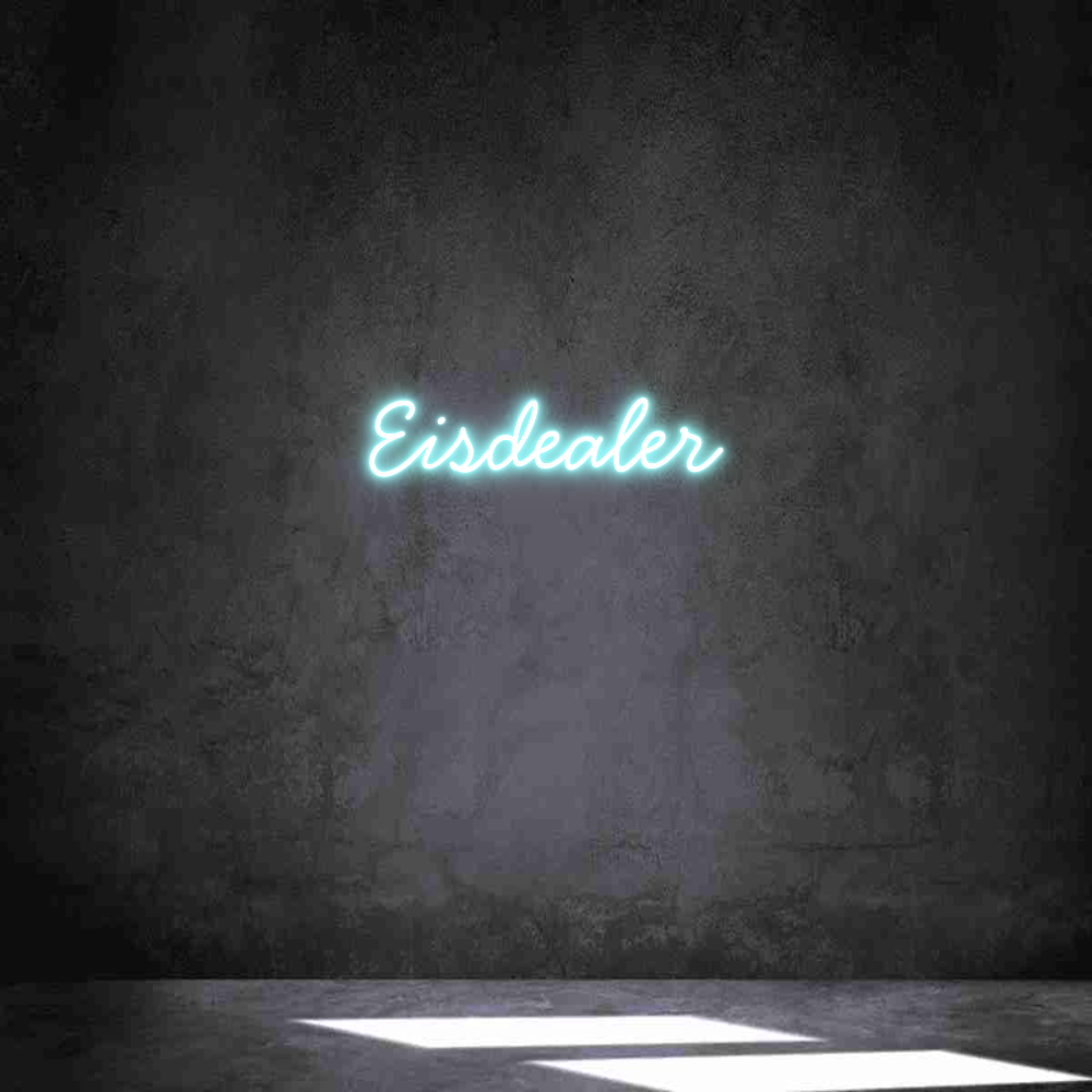 Individuelles Neon: Eisdealer