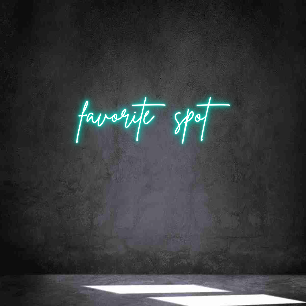 Individuelles Neon: favorite spot