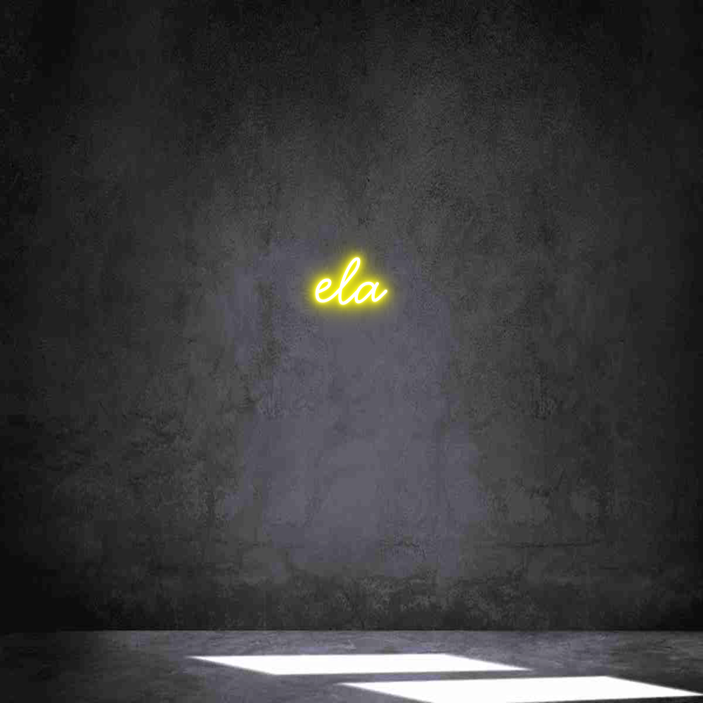 Individuelles Neon: ela