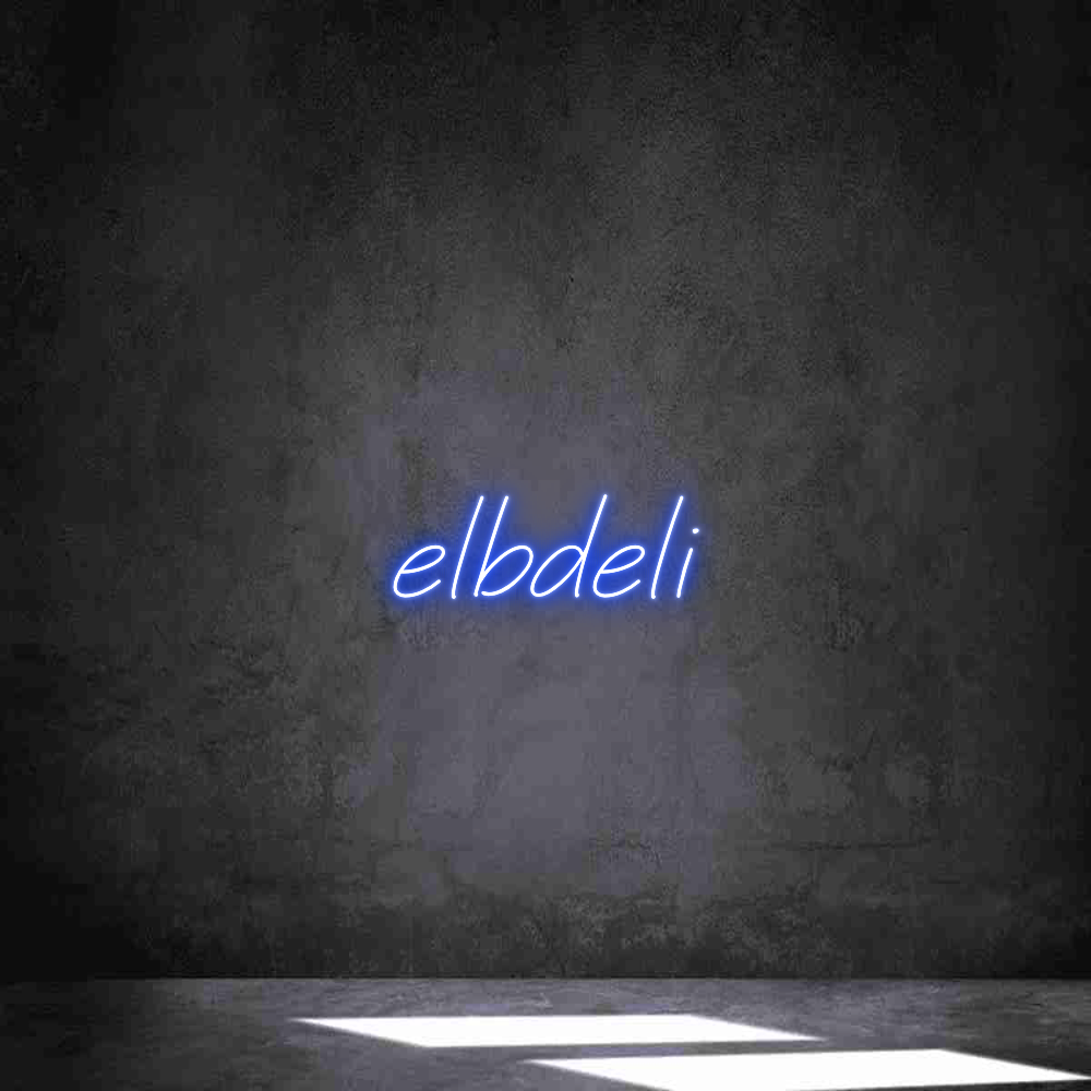 Individuelles Neon: elbdeli