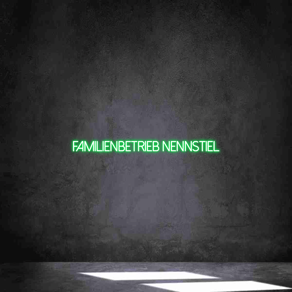 Individuelles Neon: Familienbetri...