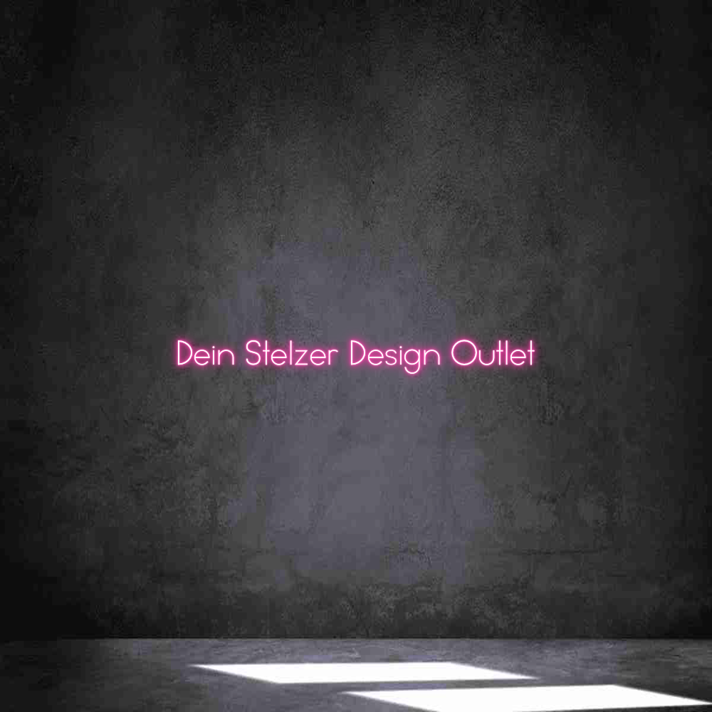 Individuelles Neon: Dein Stelzer ...