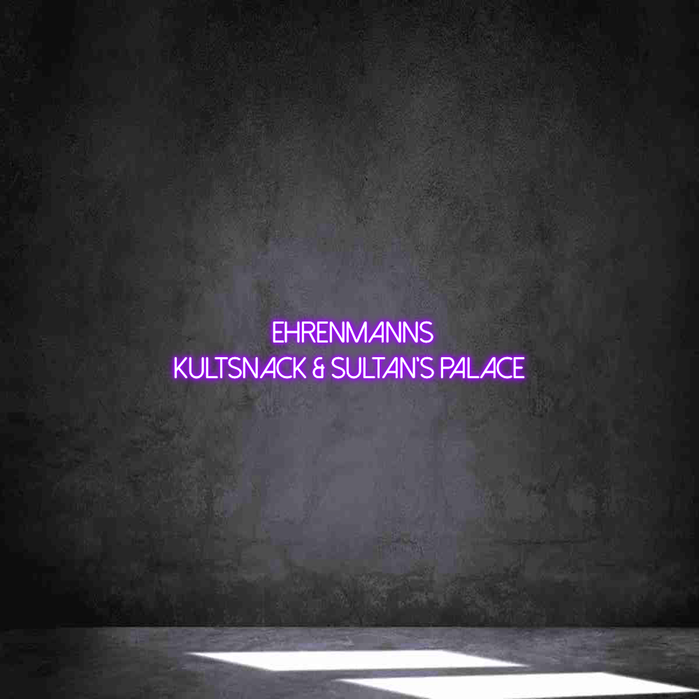 Individuelles Neon: Ehrenmanns
K...