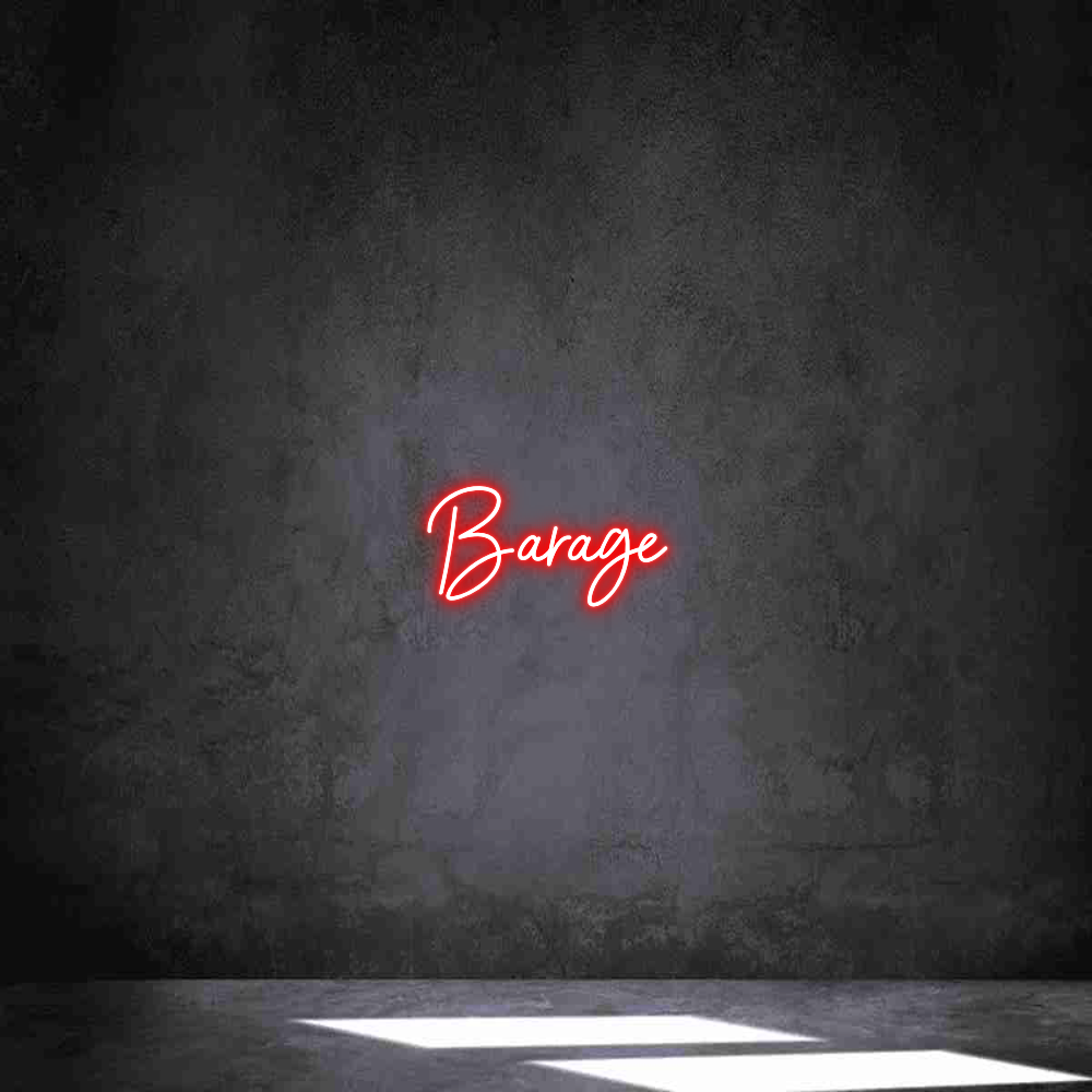 Individuelles Neon: Barage