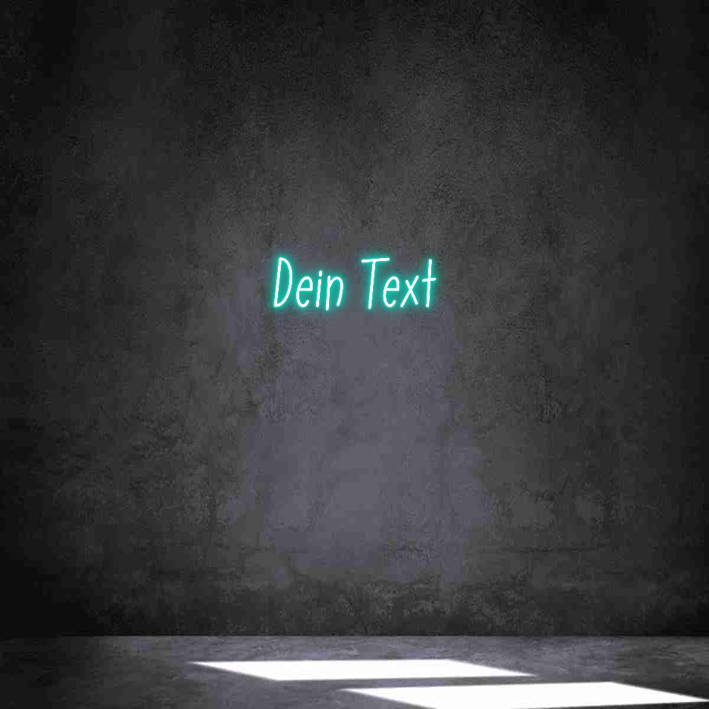 Individuelles Neon: Dein Text