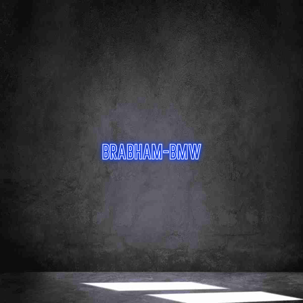 Individuelles Neon: BRABHAM-BMW