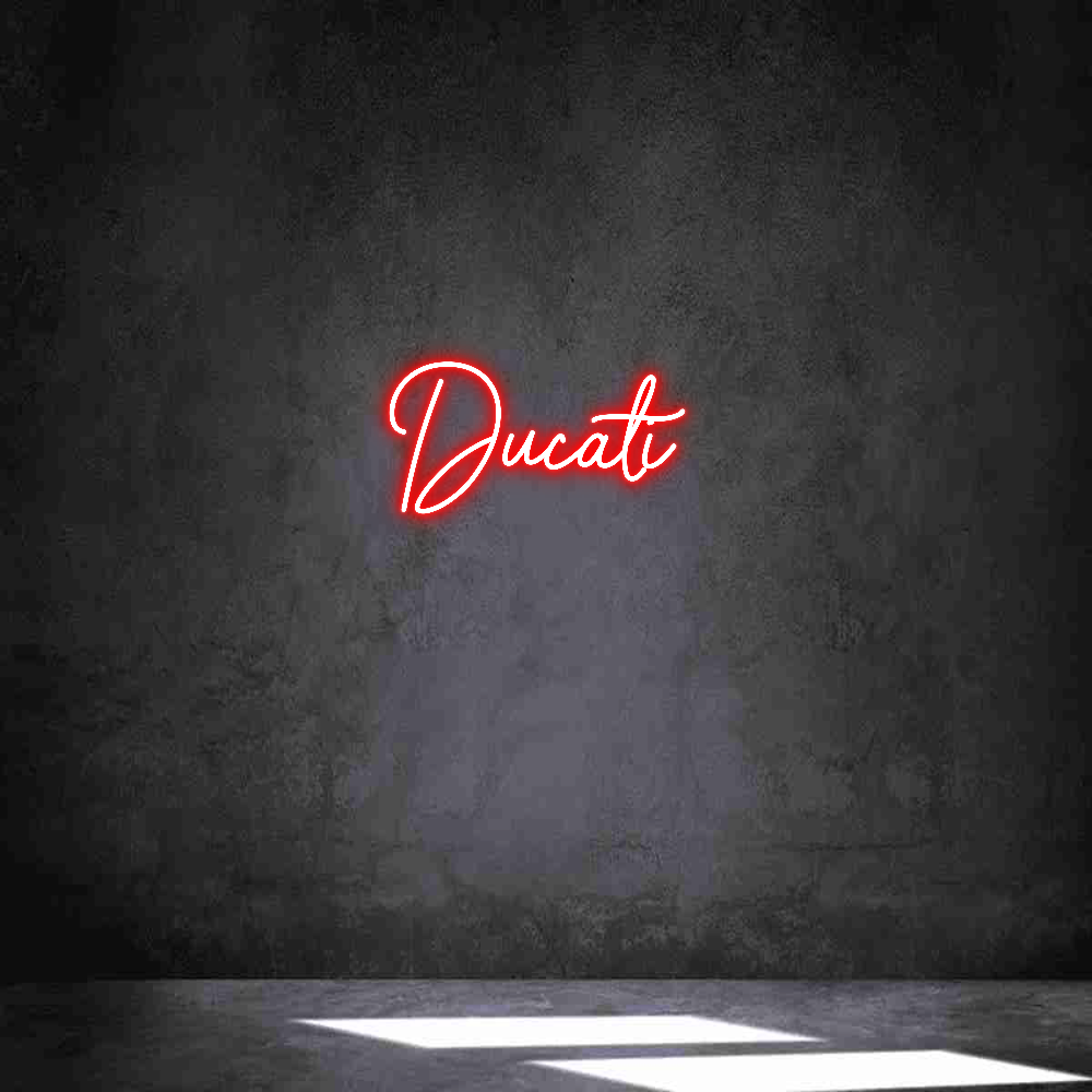 Individuelles Neon: Ducati