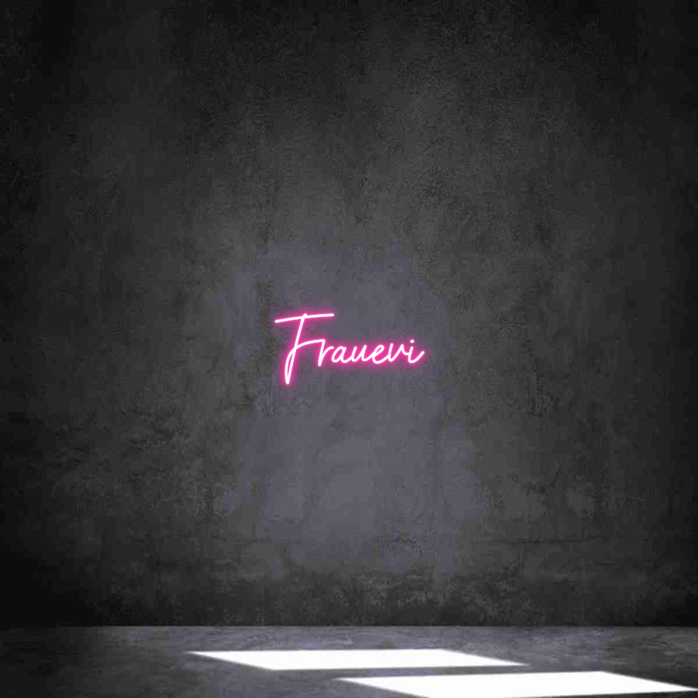Individuelles Neon: Frauevi