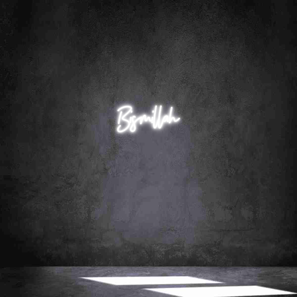Individuelles Neon: Bismillah
