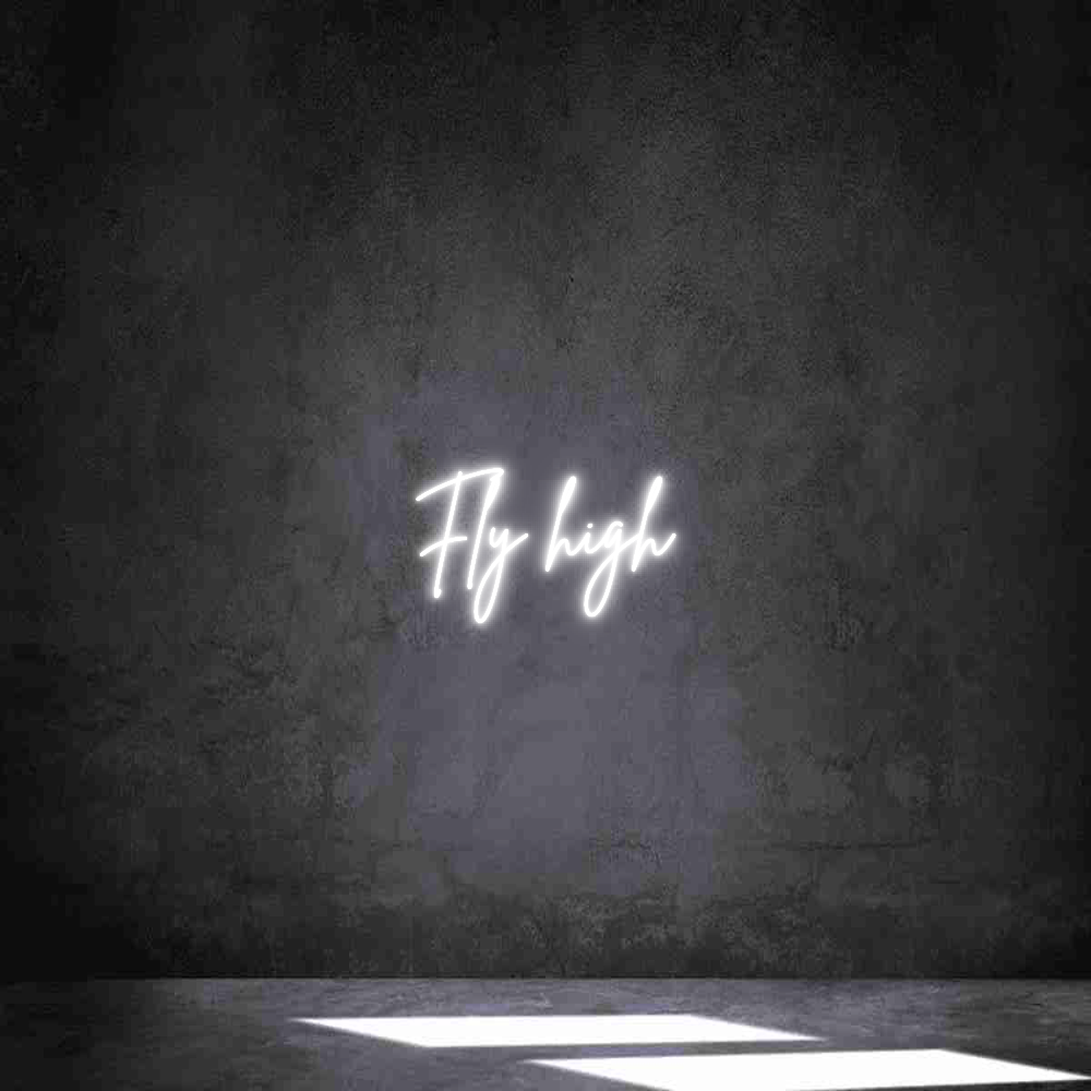 Individuelles Neon: Fly high