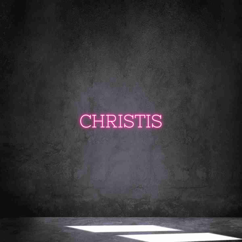 Individuelles Neon: CHRISTIS
