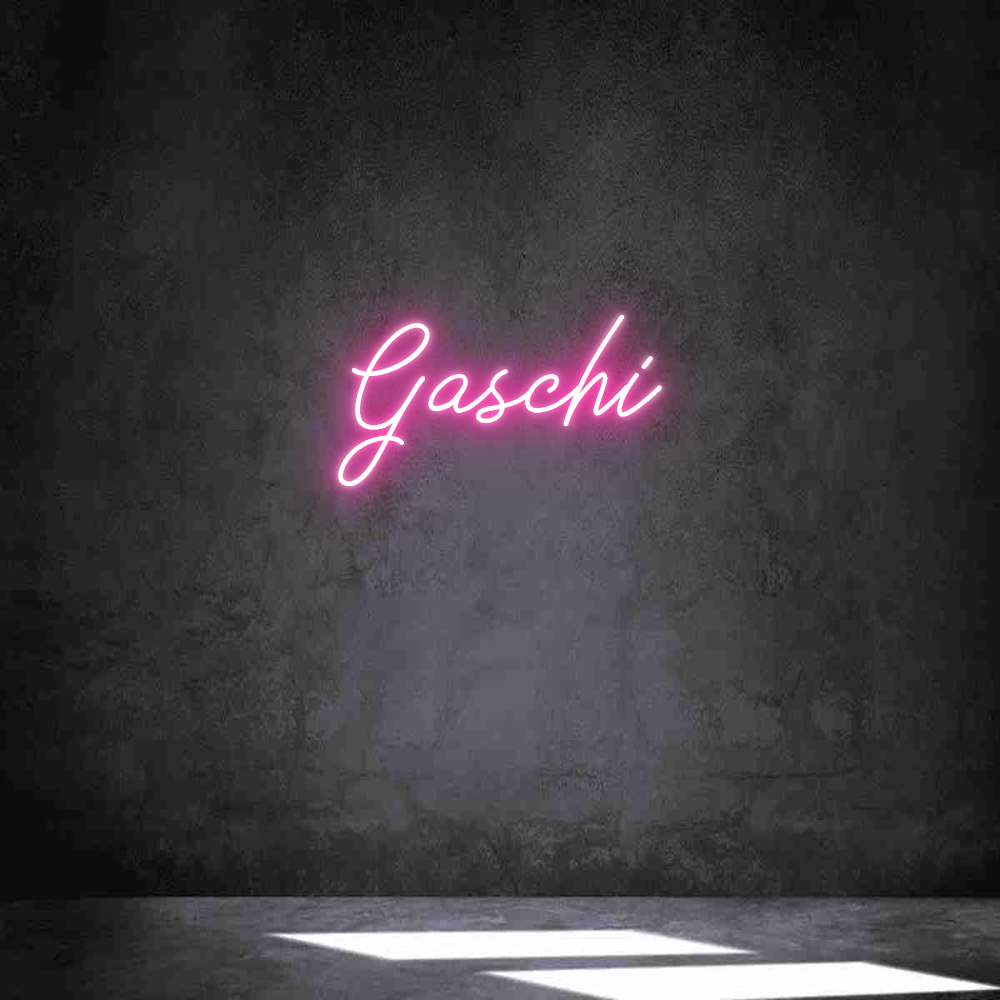 Individuelles Neon: Gaschi