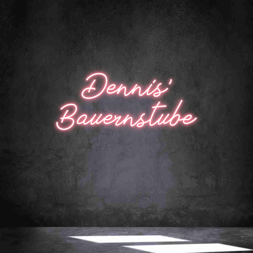 Individuelles Neon: Dennis'
Baue...