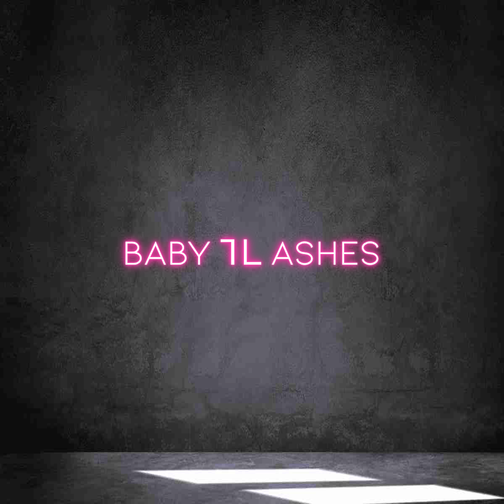 Individuelles Neon: Baby ˥Ｌashes