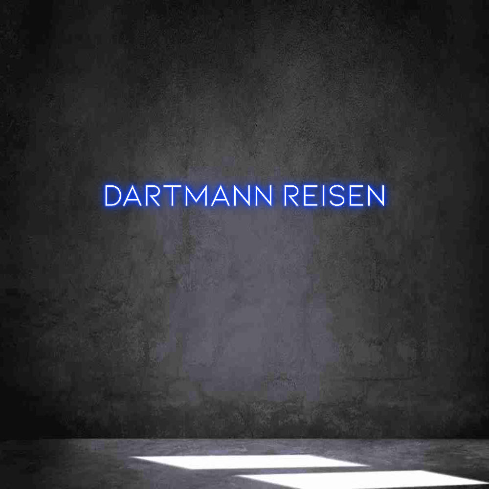 Individuelles Neon: DARTMANN REISEN