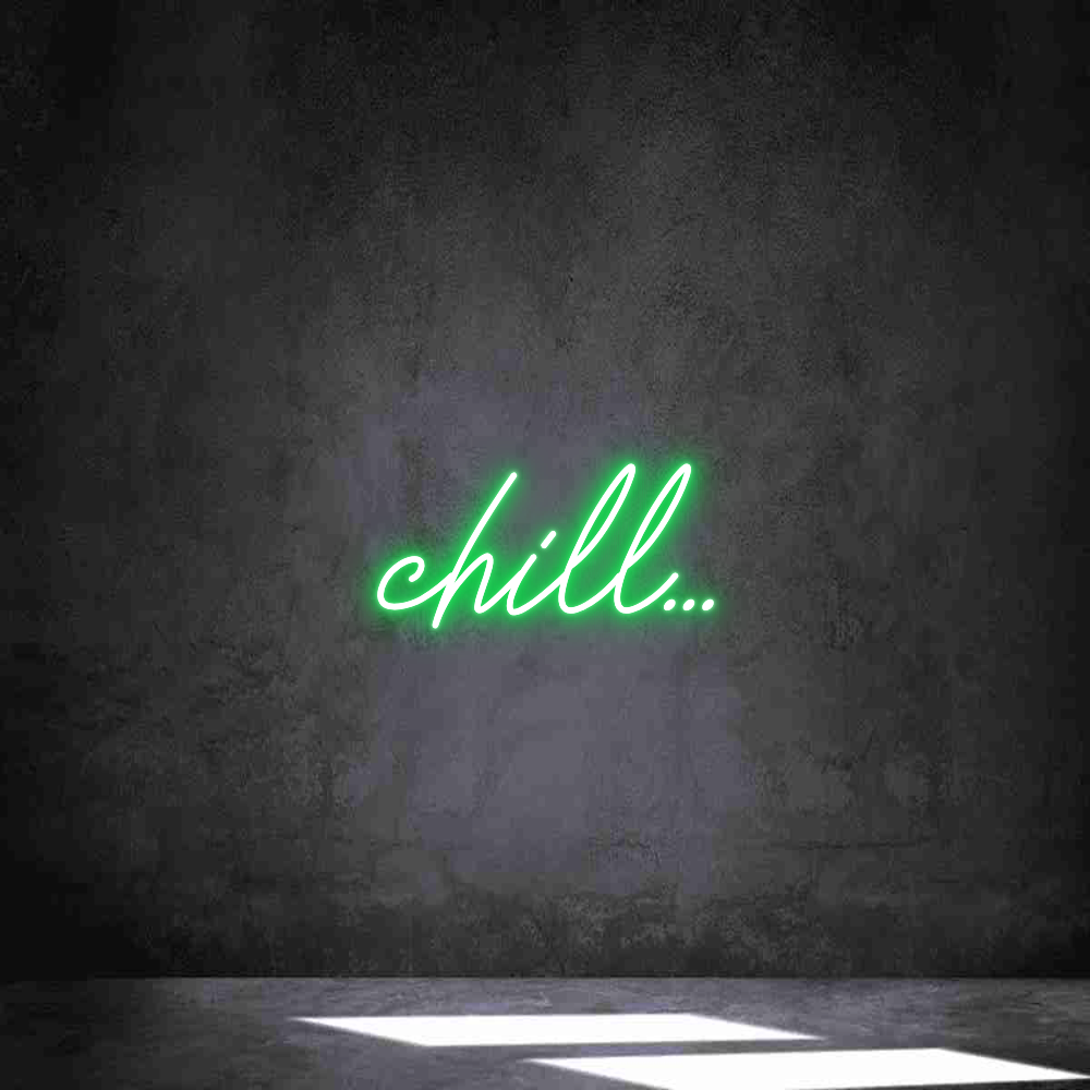 Individuelles Neon: chill…
