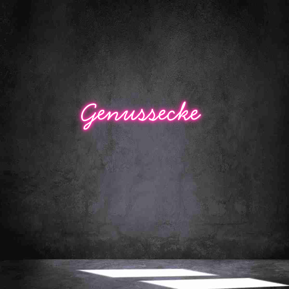 Individuelles Neon: Genussecke