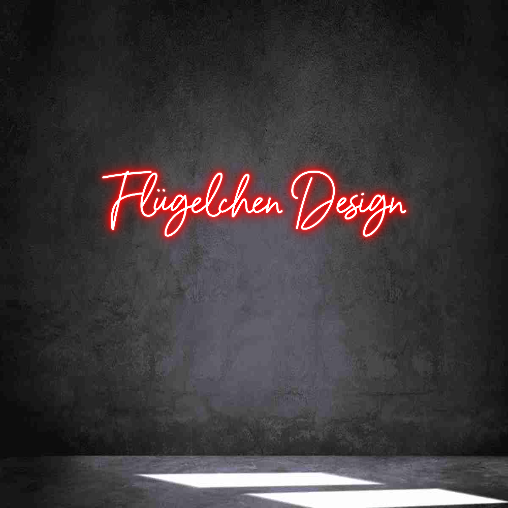 Individuelles Neon: Flügelchen De...