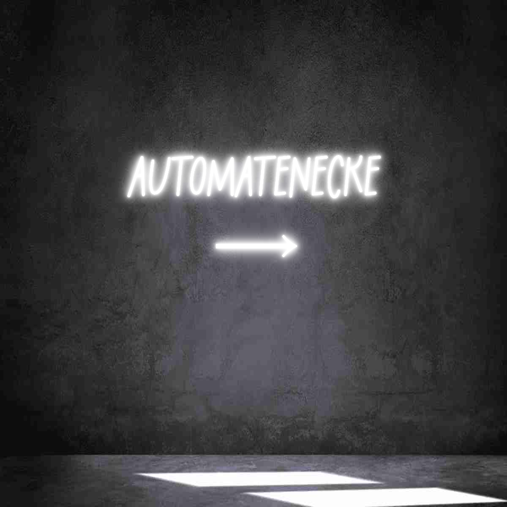 Individuelles Neon: AUTOMATENECKE...
