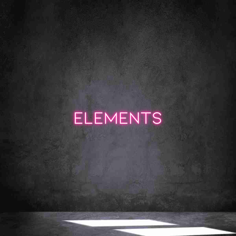 Individuelles Neon: Elements