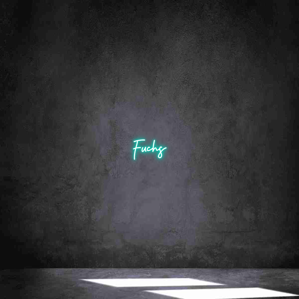 Individuelles Neon: Fuchs