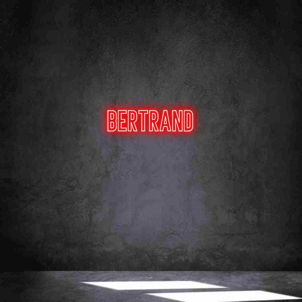 Individuelles Neon: BERTRAND