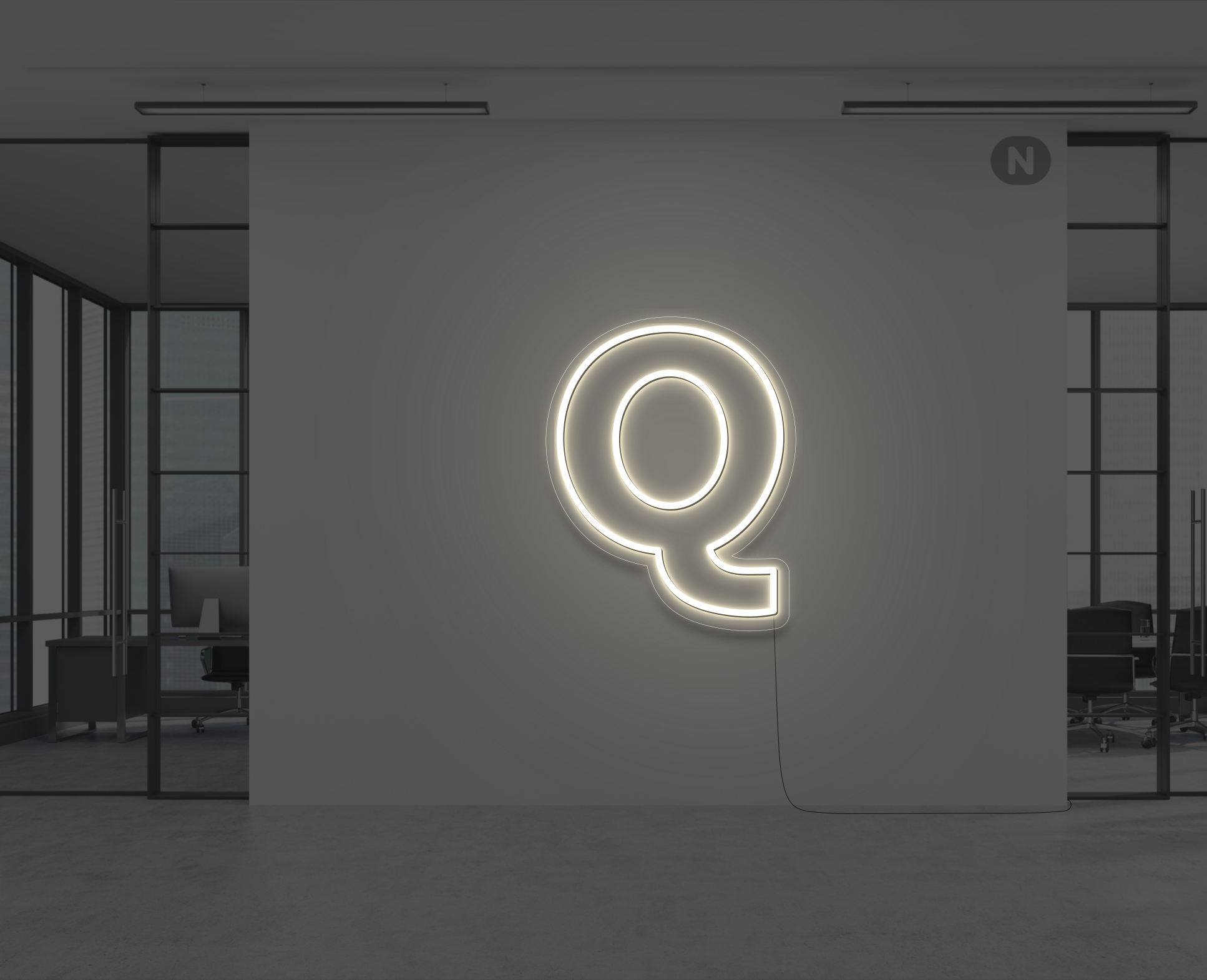 neon-buchstabe-q-warmes-weiss