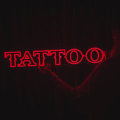 Neon Schild Tattoo