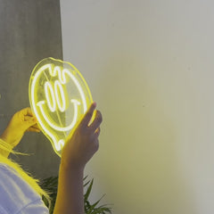 Neon Schild Smiley