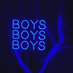 Neon Schild Boys Boys Boys