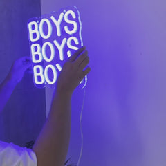 Neon Schild Boys Boys Boys